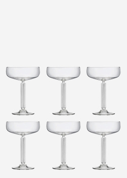 Набір келихів для шампанського Luigi Bormioli Modern America 0,28л 6шт, фото